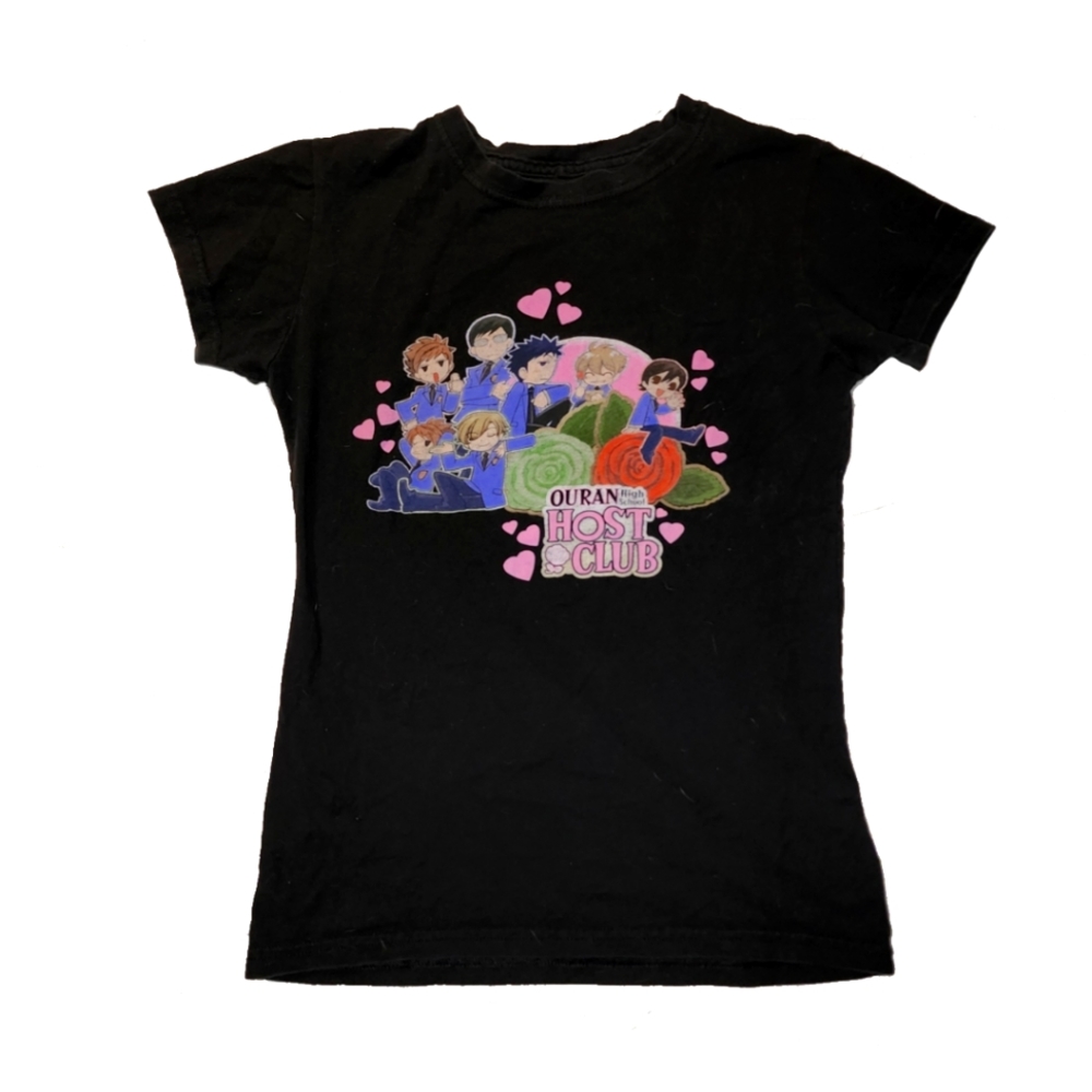Ouran Highschool Host Club Black Women's Medium T-Shirt